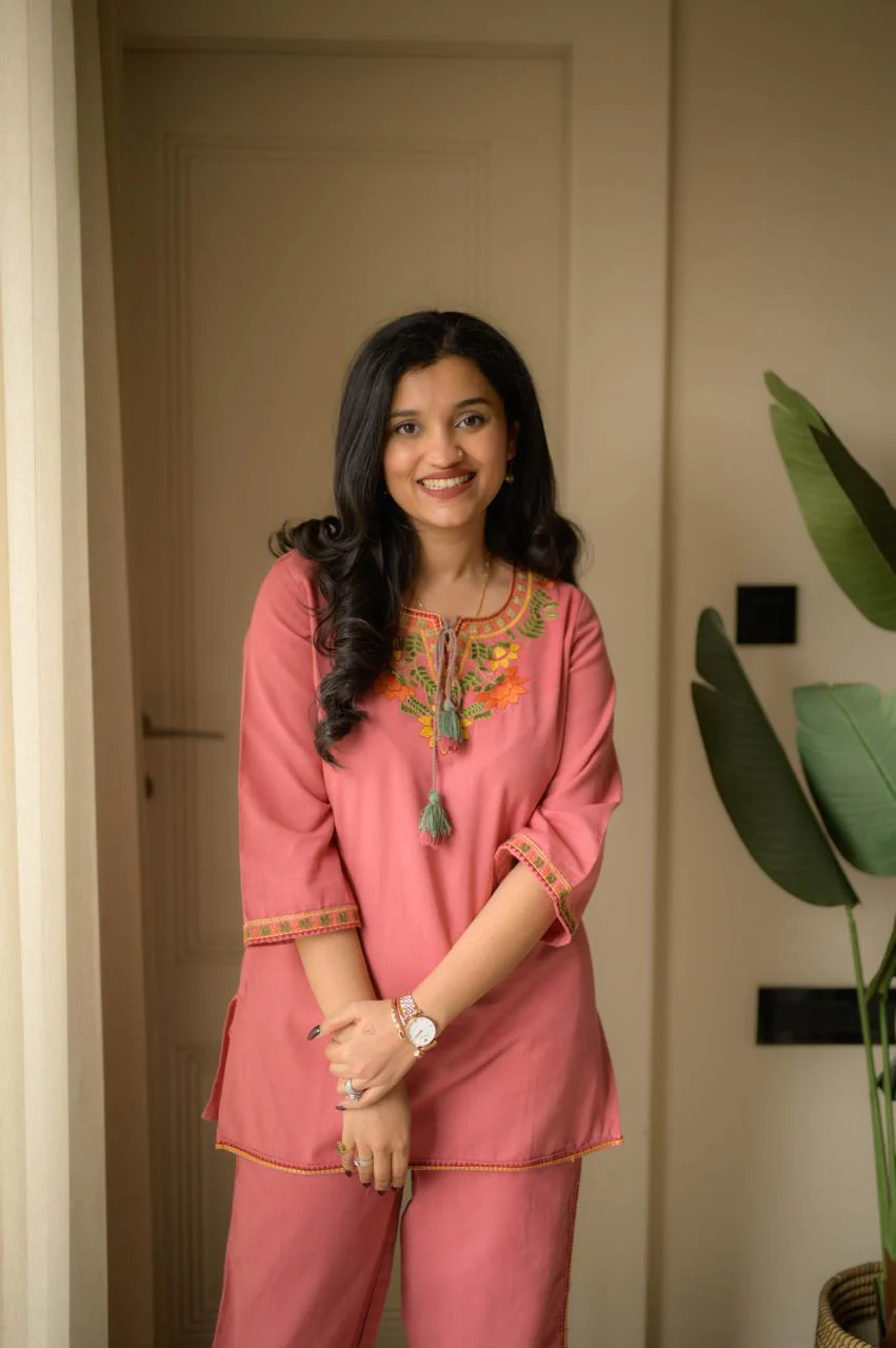 Embroidery Cotton Co-Ord Set